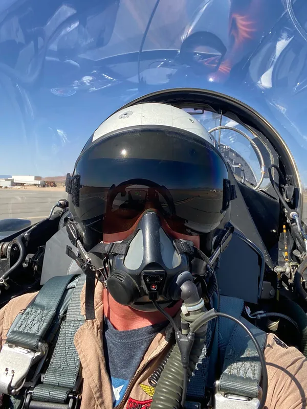 F-5 Tiger II cockpit selfie